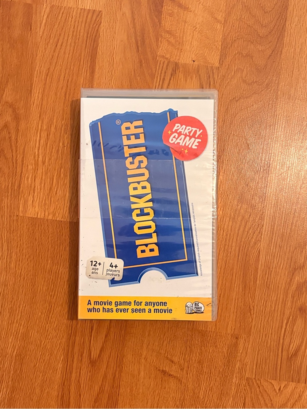 The Blockbuster Party Game Complete Movie Trivia Board Game